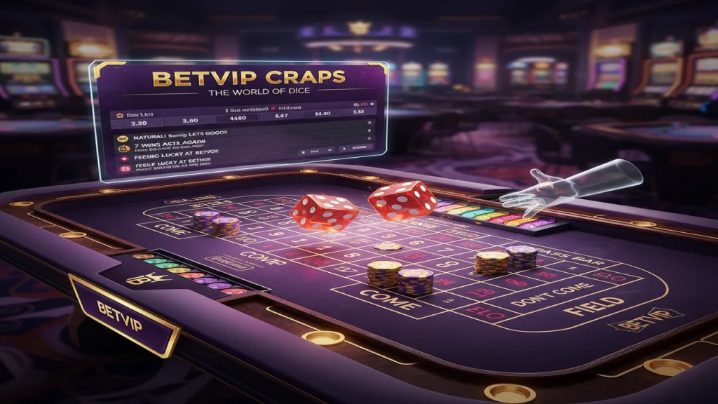Hướng dẫn chơi Craps (Đổ xúc xắc) tại Casino Betvip