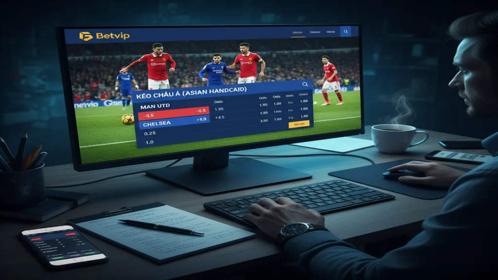 Hướng dẫn cách đọc kèo Châu Á (Handicap) từ A-Z Betvip